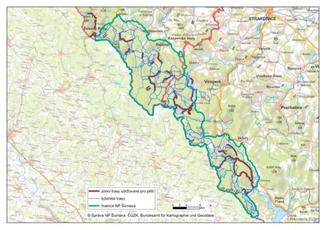 Mapa zimních tras s XC70 na sněhu