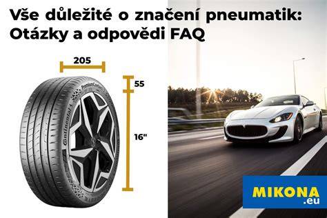 Schéma označení pneumatik 245/70 R16 a vysvětlení indexů