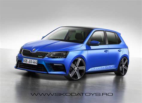 Fabia RS v zelené barvě - exteriér