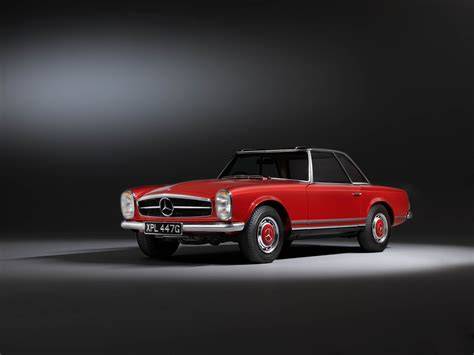 Obraz: Mercedes-Benz W113 - Pagoda styling a 280 SL technické schéma