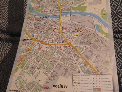mapa Kolína s polohou prodejny