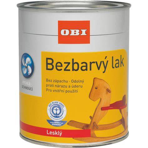 Schéma vrstev lakování: základ, barva, bezbarvý lak