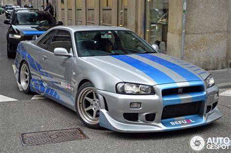 Obrázek schematického znázornění podvozku a rozložení sil v GT-R R34