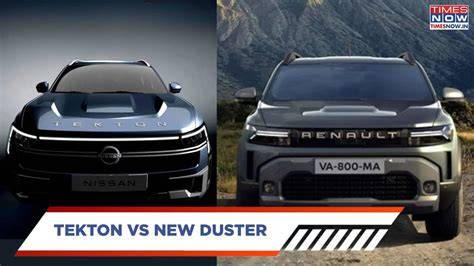 Grafika srovnání interiérů Dacia a Nissan Tekton