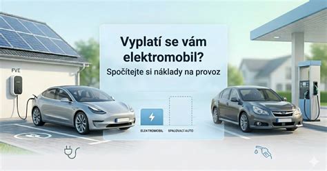 Infografika: Srovnání nákladů na provoz elektromobilů a aut se spalovacími motory