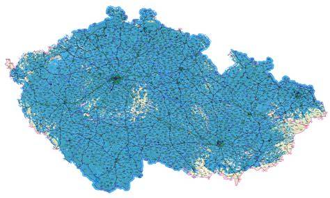 mapa evropske pokryti TMC