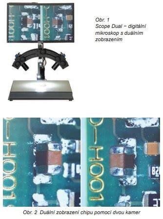 3D zobrazení stereoskopického mikroskopu