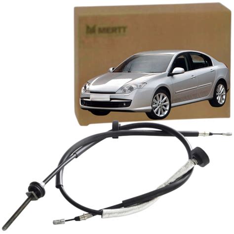 Schéma elektrické ruční brzdy Renault Laguna 3 - umístění lanka a motorčeka