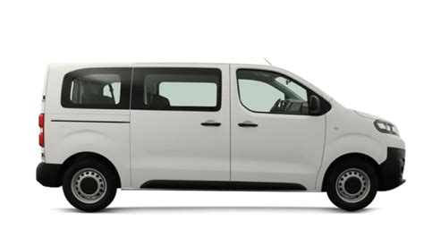 grafické znázornění uspořádání sedadel Citroën Jumpy Combi