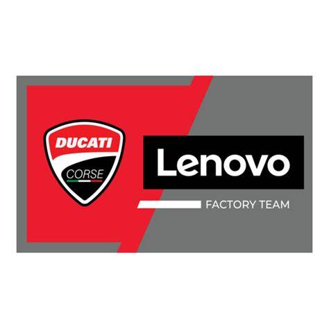 Logo Lenovo pro Ducati - datová infrastruktura pro závodní data