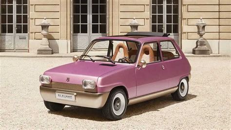 Renault 5 Diamant zlato-růžový restomod