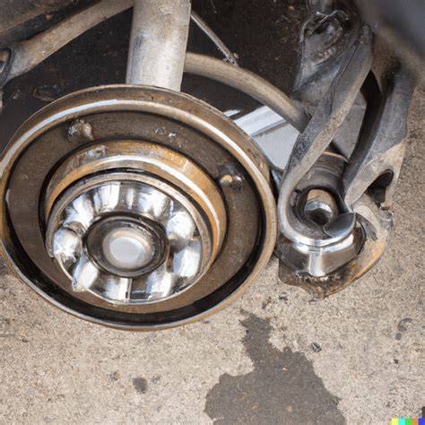 illustration of rear wheel bearing service