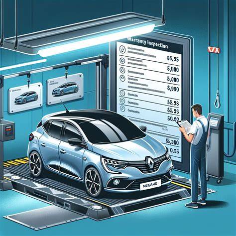 Garanční prohlídka Renault ilustrace
