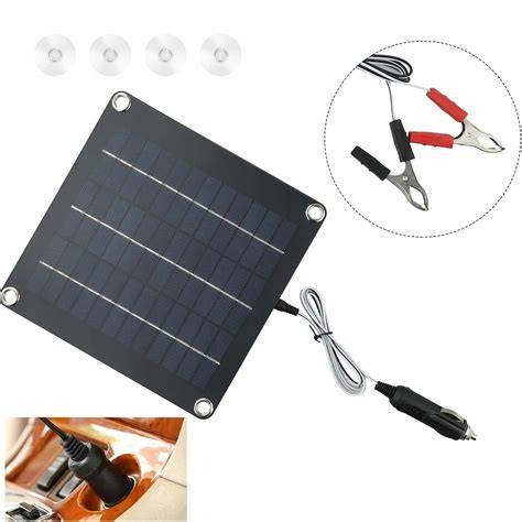 Solární panel 12V a autobaterie pro off-grid výpravy