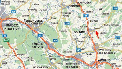 Mapa areálu Kvasiny se zónou pro školení a logistiku