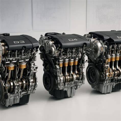 Infografika porovnání motorů Volvo D3 a D5