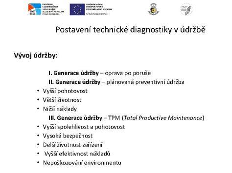 diagram flotila údržby a diagnostiky