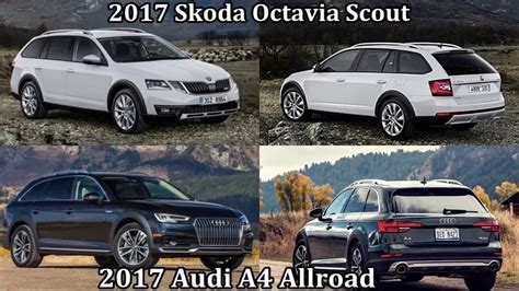 Audi A4 Allroad vs Škoda Octavia Scout - srovnání rozměrů kufru