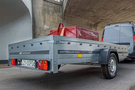 8m plochý přívěs náklad na ložné ploše