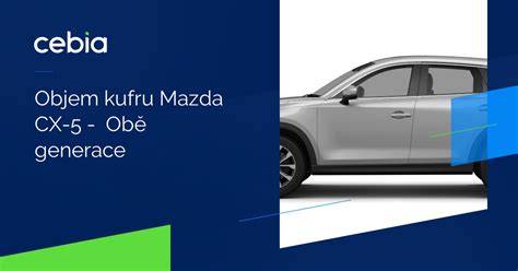 Mapa kufru CX-5 KF: rozměry a prostor pro náklad