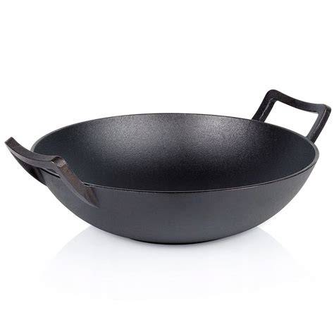 litinová wok CAST LINE 36 cm - vizuální rozměry a design