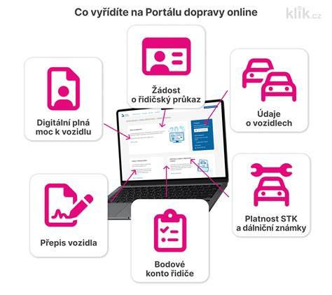 online přepis vozidla Portál dopravy
