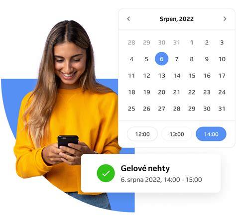 Rezervační kalendář online a telefonicky