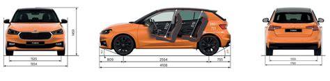 Fabia III rozměry a designové detaily