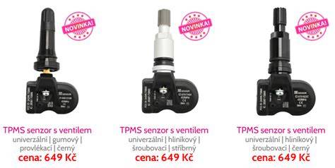 TPMS senzory a jejich umístění v kolech