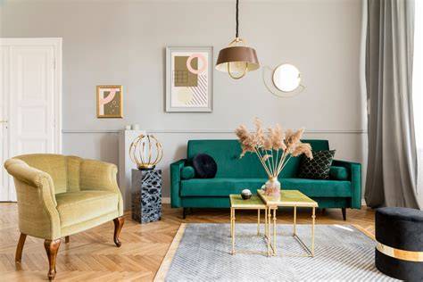 Tyrkysové odstíny v interiérovém designu a barevných schématech