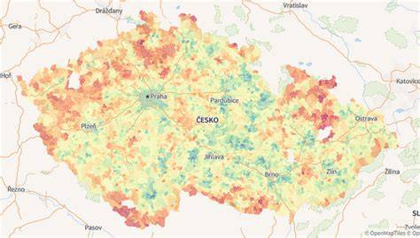 mapa měst konání rockových akcí