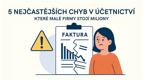 vizualizace opravy chyb v účetnictví