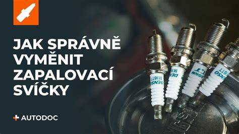 Infografika: 1) umístění zapalovacích svíček ve Fabii; 2) sekvence postupu demontáže; 3) tipy na výběr svíček