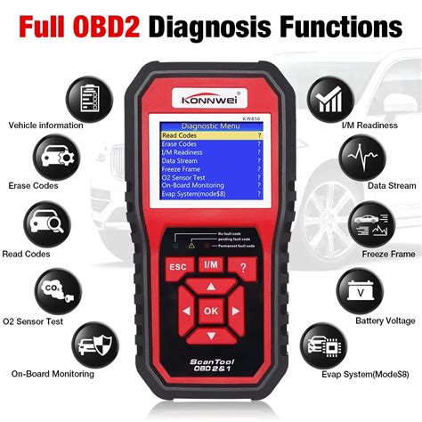 obd2 diagnostika konwei kw850 data flow