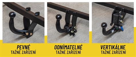 Montáž tažného zařízení a nosičů kol - vizualizace