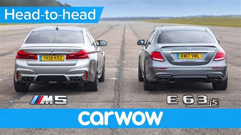 Infografika: Porovnání klíčových technických parametrů BMW M5 vs Mercedes E63