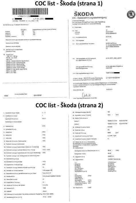 COC list a ORV novinky