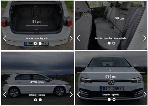 kufr a rozměry golf vs passat