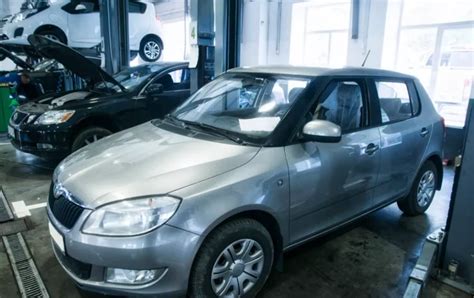 návštěva v autoservisu Škoda