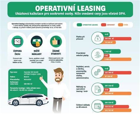 infografika o mechanismu operativního leasingu