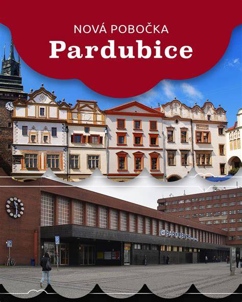 Mapa nové pobočky Pardubice