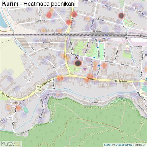 Mapa a ceny STK Kuřim
