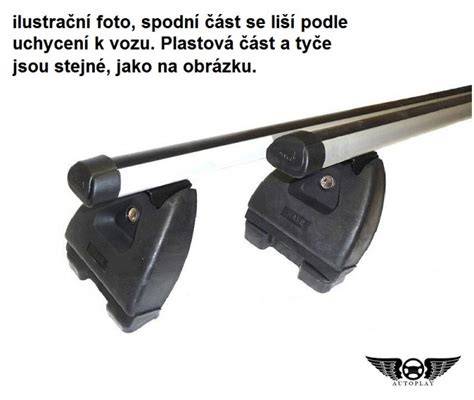 střešní nosič ilustrace aerodynamické tyče
