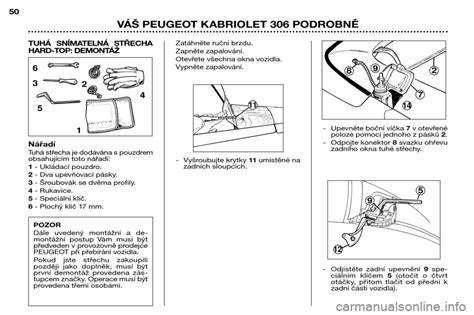 Demontáž zadního odpružení Peugeot 306