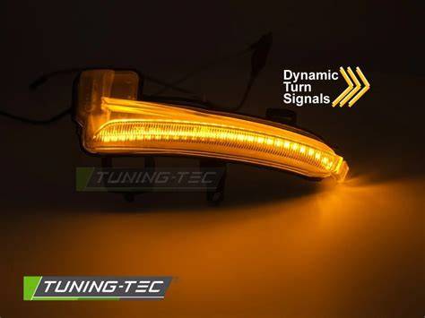 LED dynamické blinkry do zrcátek ilustrace