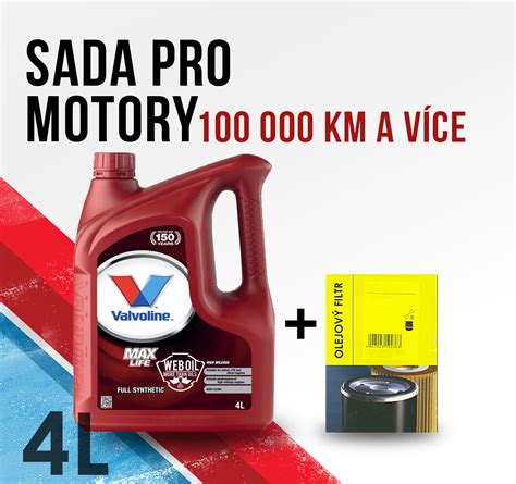 balíček výměny oleje a filtr Valvoline Max Life
