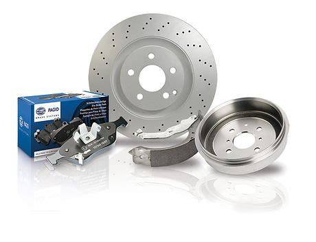 Obrázek: Přehled brzdových destiček HELLA PAGID BRAKE SYSTEMS