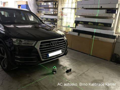 Schéma kalibrace ADAS po výměně skla
