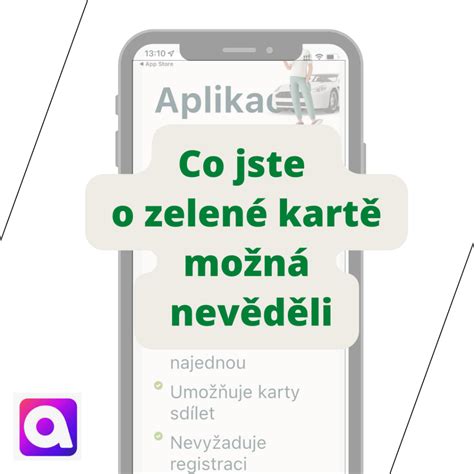 grafika o zelené kartě a asistenční službě