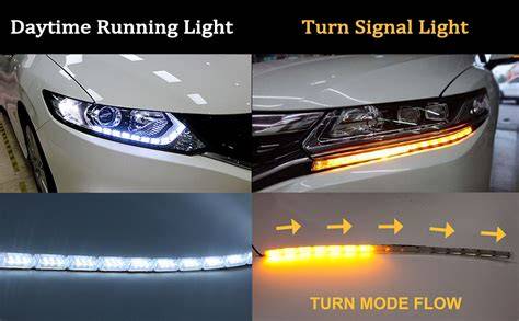 LED diodes for daytime running lights in cars